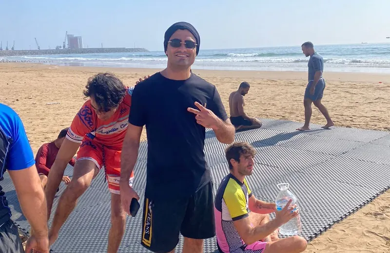 Cohort moments at MatnWave premium surf and BJJ hostel, Morocco