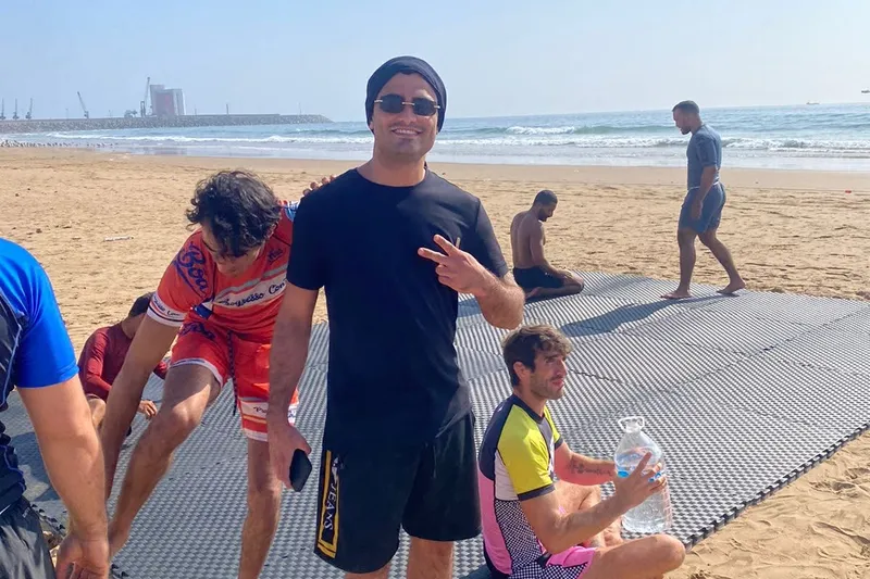 Atlantic surf energy during a MatnWave jiu-jitsu camp week, Morocco