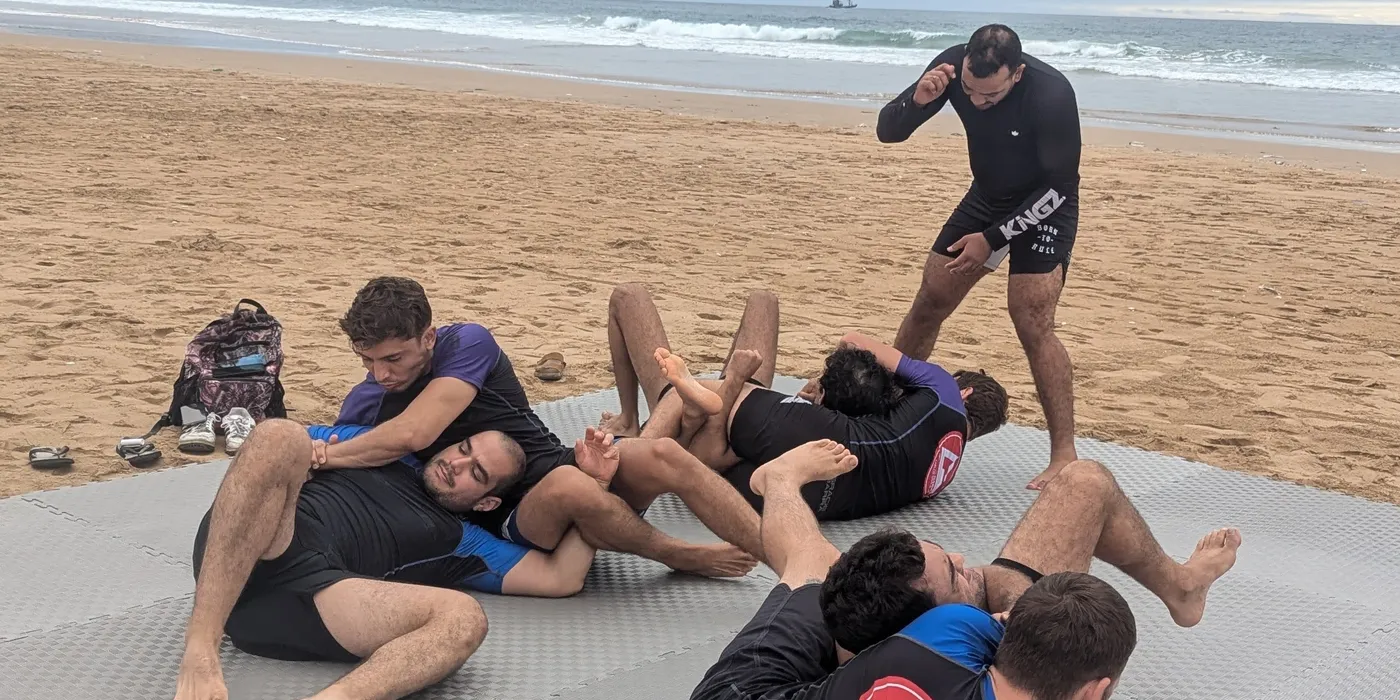 Recovery and downtime between surf and mat sessions at MatnWave, Morocco