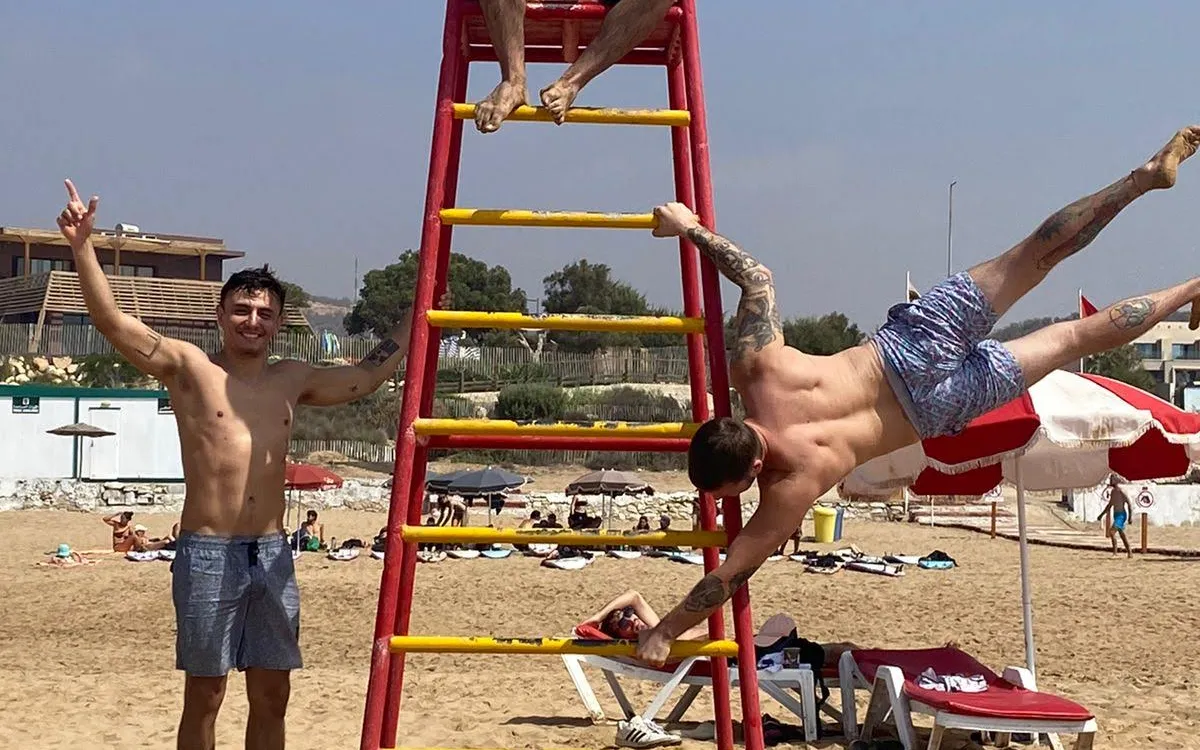 Interior common space at MatnWave fall surf and BJJ camp house, Morocco